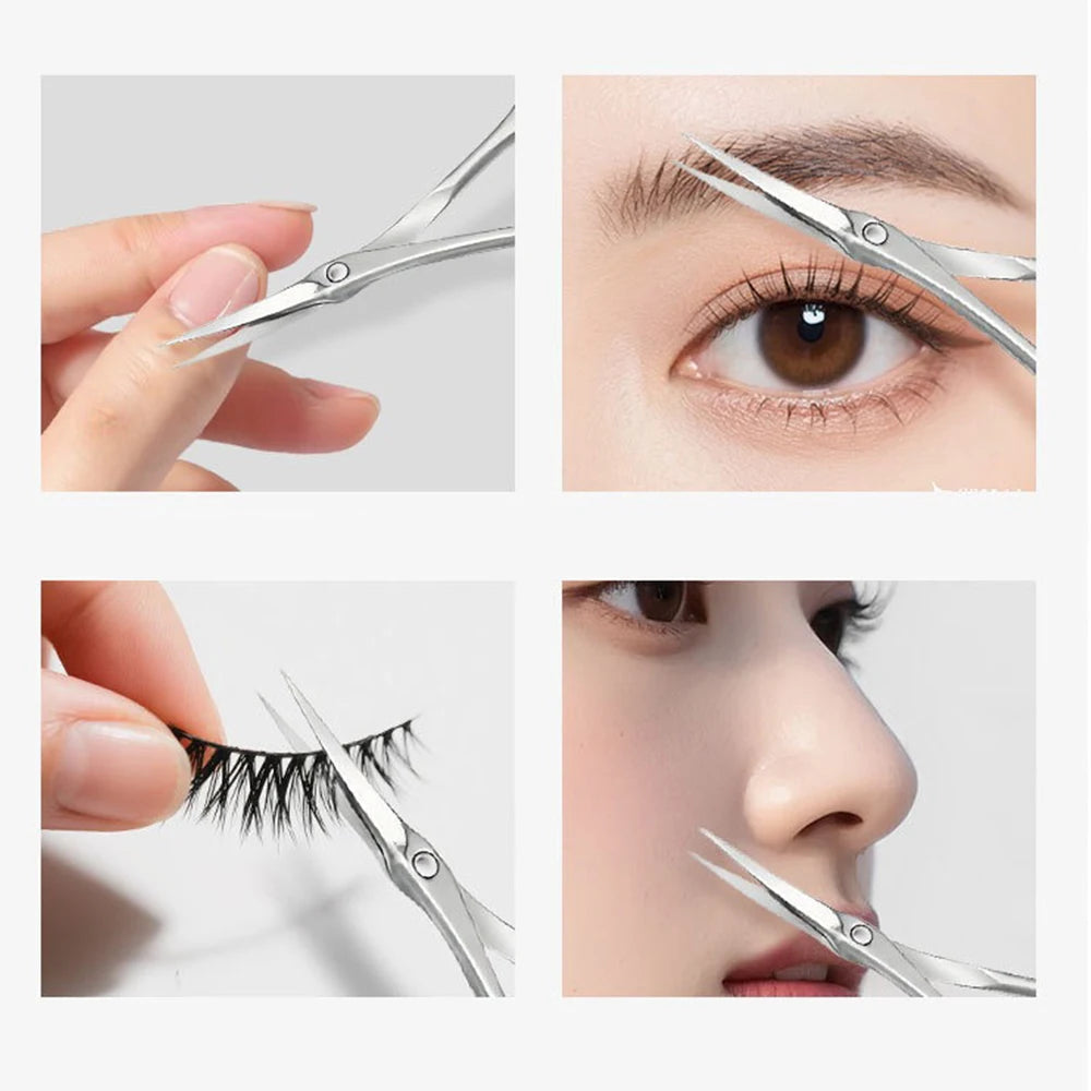 Cuticle Scissors Extra Fine for Women Men Profession Stainless Steel Cuticle Remover with Precise Pointed Tip Grooming Blades