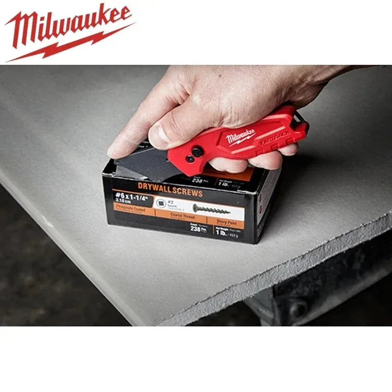 MILWAUKEE 48-22-1500 FASTBACK Compact Folding Utility Knife Multi-Purpose Knife Hand Tools