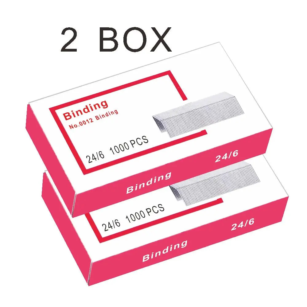 1-3Box Stapler 24/6  12# 10# No.12 No.10  office stationery staplerpapeleria Universal Mier Mil  micro  Universal stapler