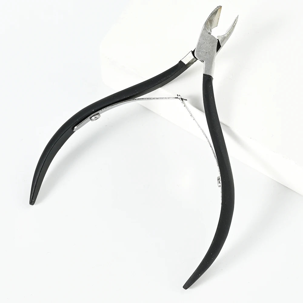1pc Professional Cuticle Cutter Nail Nippers Scissors Manicure Pusher Pedicure Tong Dead Skin Remover Nail Cuticle Regrowth Tool