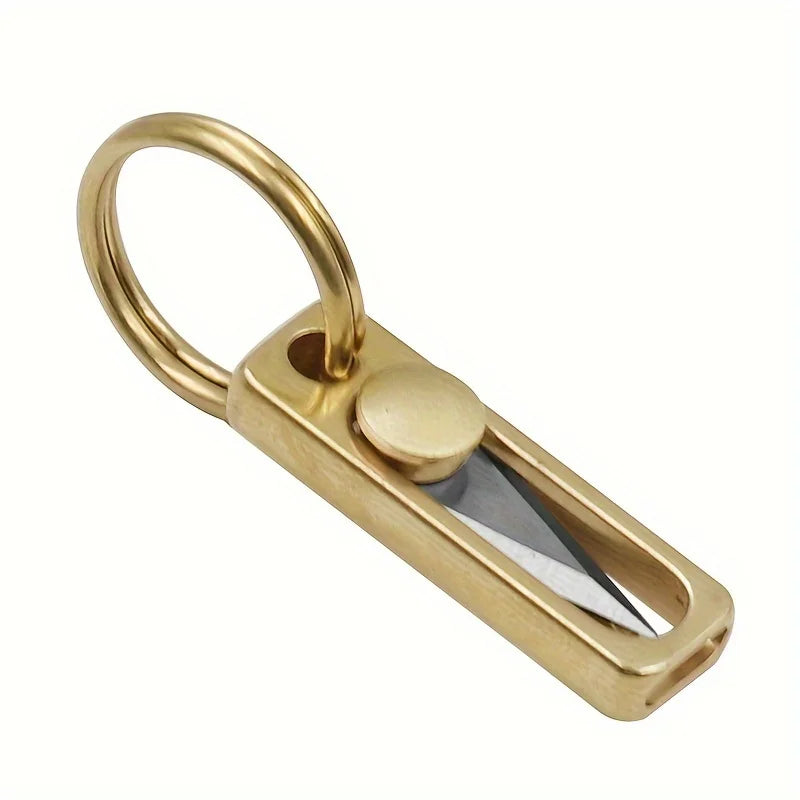 Ultra Small Titanium Utility Knife, EDC Tiny Knife Box/Package Opener with Stainless Steel Blade,Ultra Lightweight and Quality