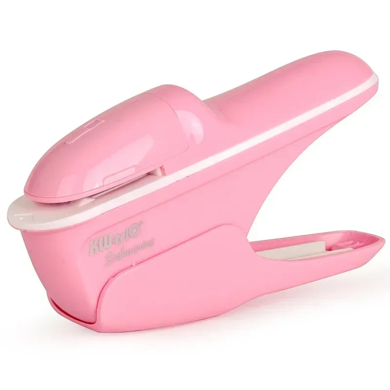 Non-staple Stapler Stapling Machine Mini Cute Book Stapleless Stapler Paper Stapling Stapler Free Staple Needleless Staplers