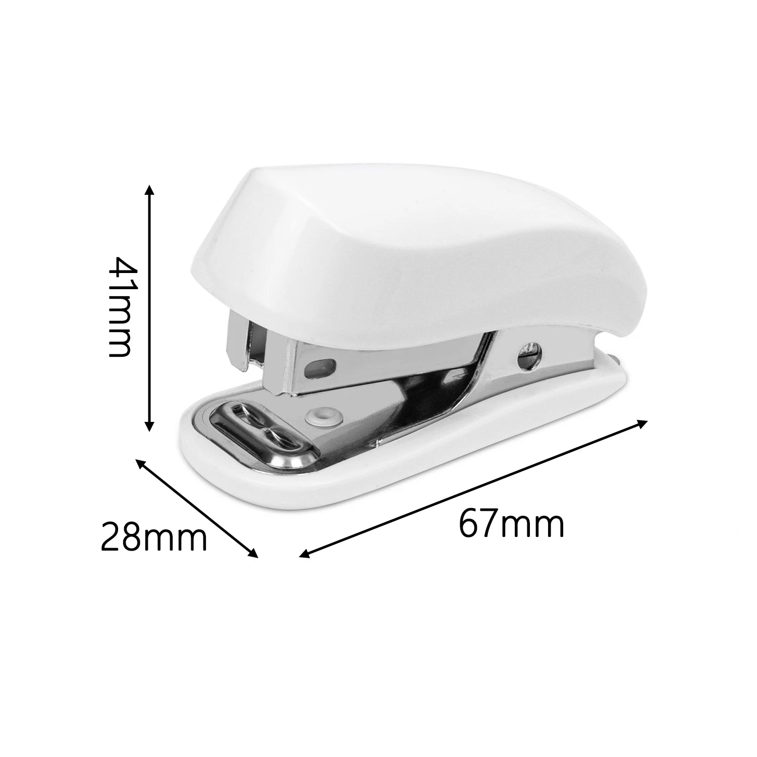 Mini Stapler Kit Portable Small Stapler and Staples for Binding Paper Student Office Stationery Blue Pink White