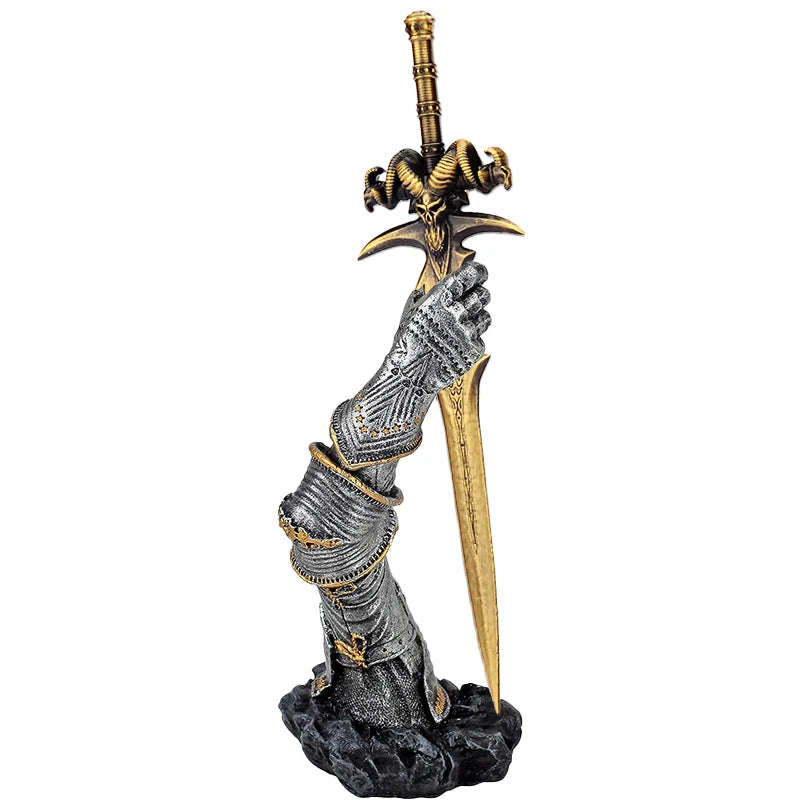 1PCS Goat Sword Zinc Alloy Letter Opener Mini Portalble Utility Knife Cutter Envelope Opener Mail Knife School Office Supplies