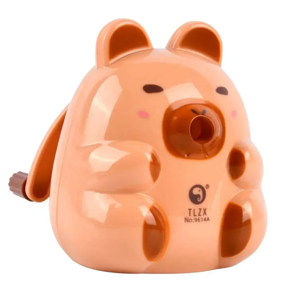 Cartoon Dinosaur Pencil Sharpener Hand-cranked Mechanical Tool Automatically Enters Lead Anti Sticking Lead Office Gift Student