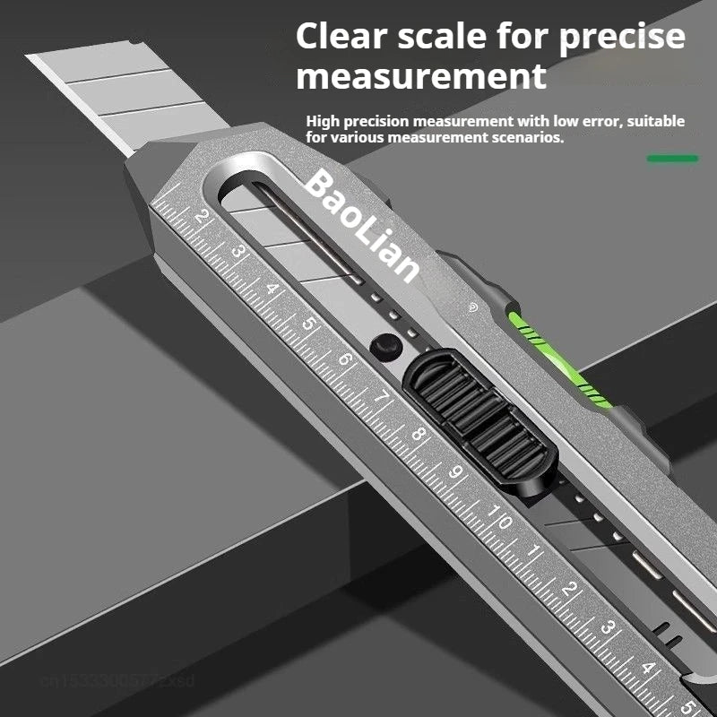 Xiaomi 4 in 1 Utility Knife Multifunctional Non-slip Durable Sharp Cutting Tools Alloy Steel Automatic Loking Heavy Duty Cutter