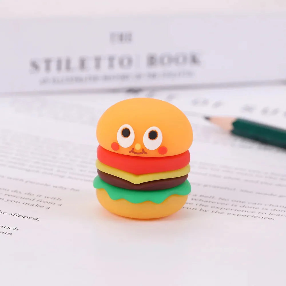 Creative Shape Pencil Sharpener Mini Funny Expression Pencil Cutting Machine School Gift Student Supplies Kawaii Stationery05230