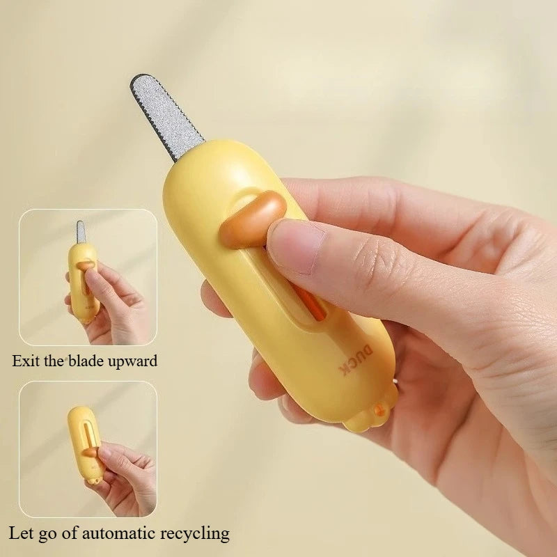 Strong Magnetic Anti-Slip Box Cutter｜Mini Portable Serrated Opener｜Sharp Utility Knife for Packages｜Safe & Effortless Cutting