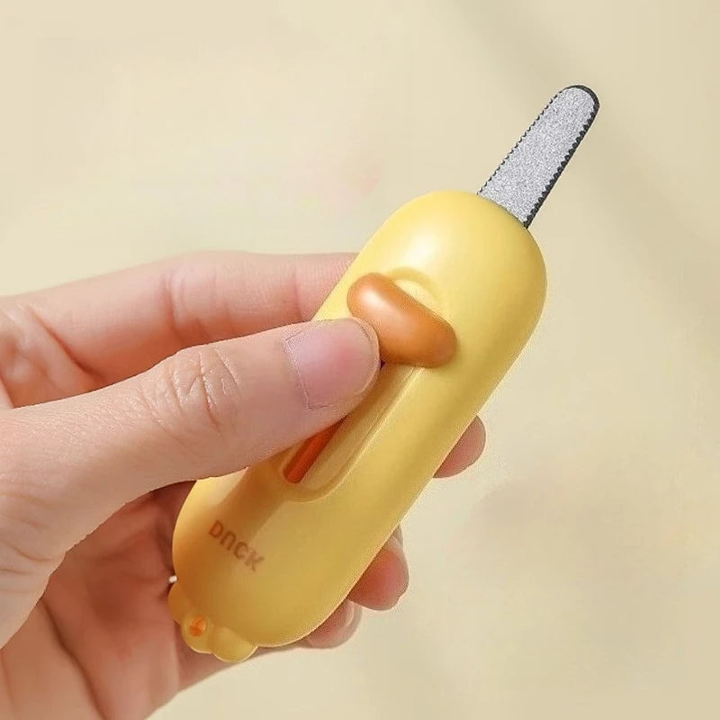 Strong Magnetic Anti-Slip Box Cutter｜Mini Portable Serrated Opener｜Sharp Utility Knife for Packages｜Safe & Effortless Cutting