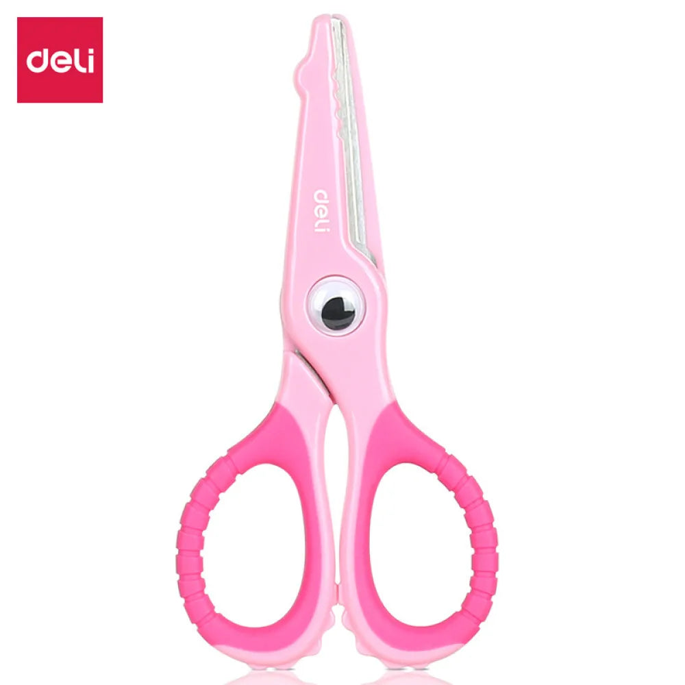 2 Pcs Student DIY Color Album Decorative Lace Scissors Comfortable Hand Scissors Paper Cuttings Scissors Art Safety Scissors