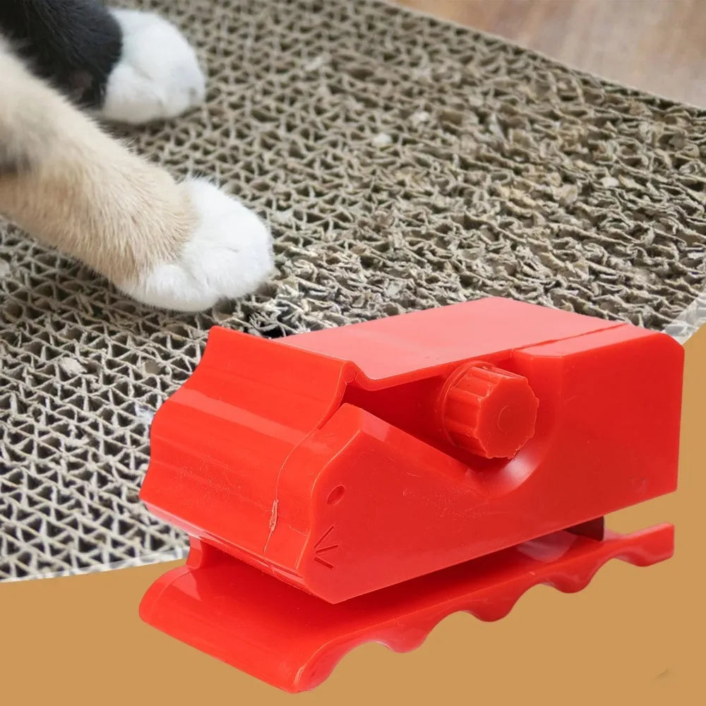 Kitten Shaped Cardboard Cutter Cute Cardboard Cutting Machine for Cat Scratchers DIY Tools Utility Knife for Cardboard Carton