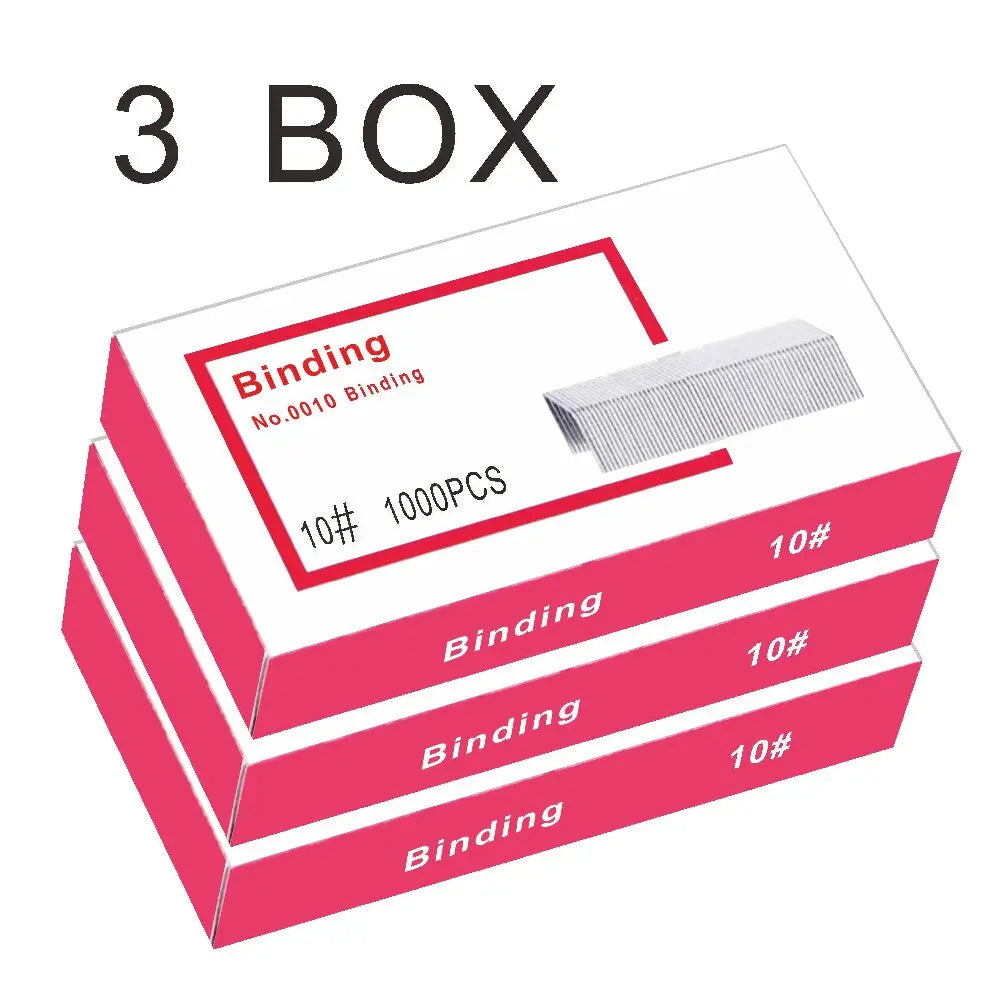 1-3Box Stapler 24/6  12# 10# No.12 No.10  office stationery staplerpapeleria Universal Mier Mil  micro  Universal stapler