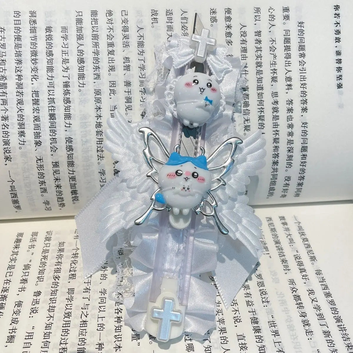 MINISO Chiikawa Nanka Chiisakute Kawaii Yatsu Kawaii Anime Cartoon Cute High-value Utility Knife Shooting Props Holiday Gifts