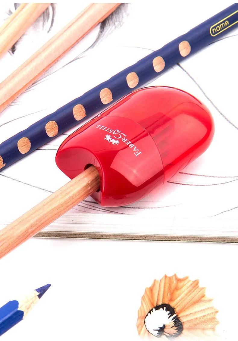 Double Hole and One Hole Pencil Sharpener Creative Transparent Pen Knife Kid Student Cutting Stationery School Supplies