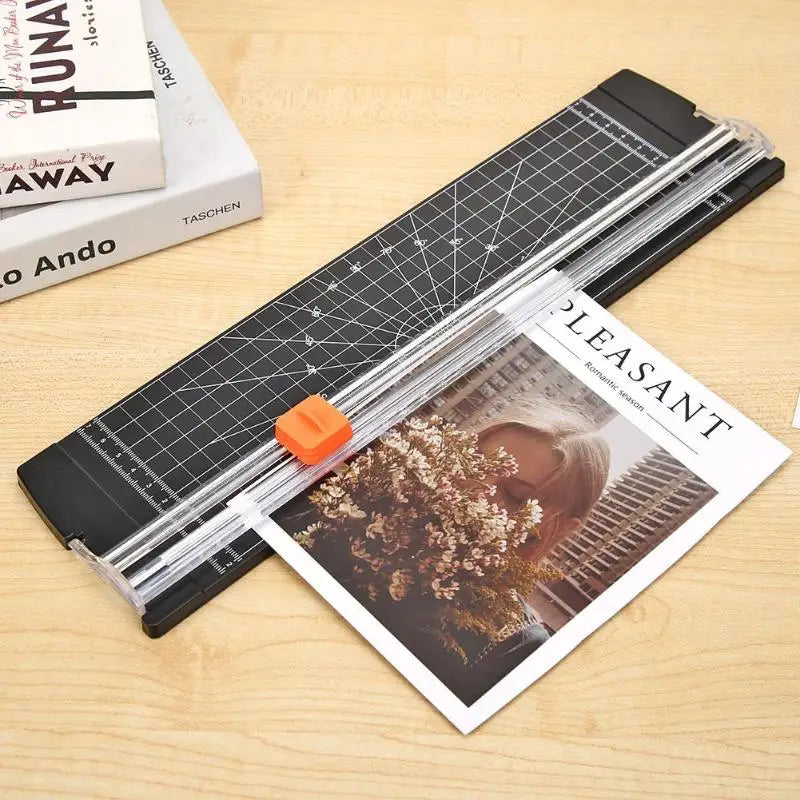 Triple Track A4 Paper Cutter Paper Trimmer Utility Knife Hidden Replacement Blades Photo A4 Paper Office Guillotine Card Trimmer