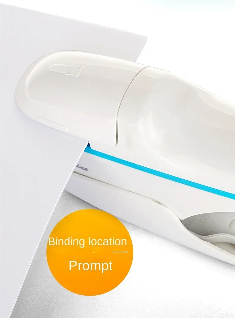 Non-staple Stapler Stapling Machine Mini Cute Book Stapleless Stapler Paper Stapling Stapler Free Staple Needleless Staplers