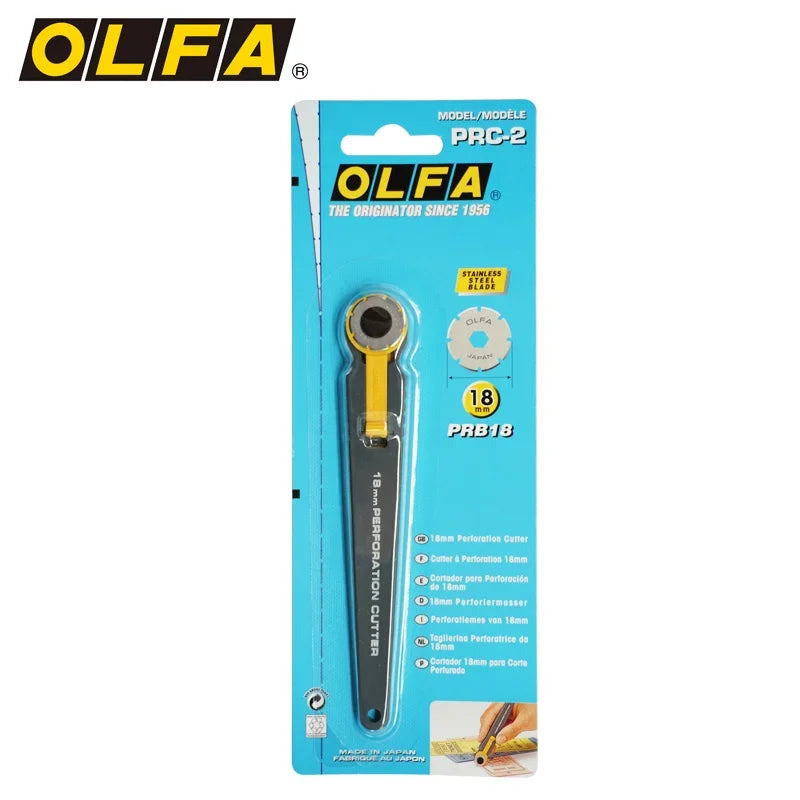 Olfa PRC-2 18mm Rotary Cutter Knife Multipurpose Utility Cutting Utility Knife