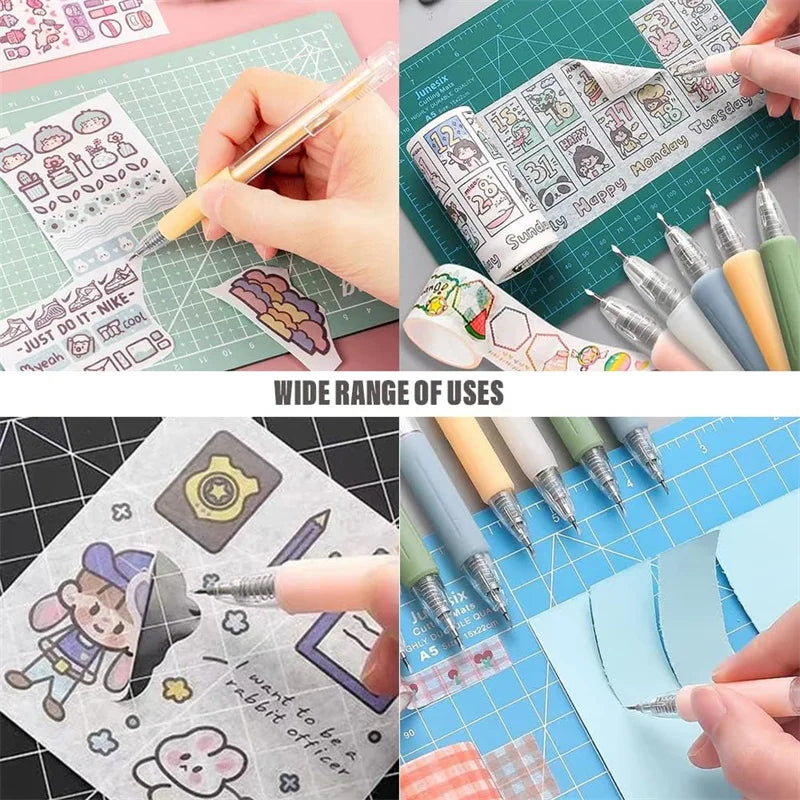 Paper Cut Knife Pen Refill Utility Knife Pen Decoupage Utility Knife Decoupage DIY Decoupage Tools DIY Craft Supplies JAF260