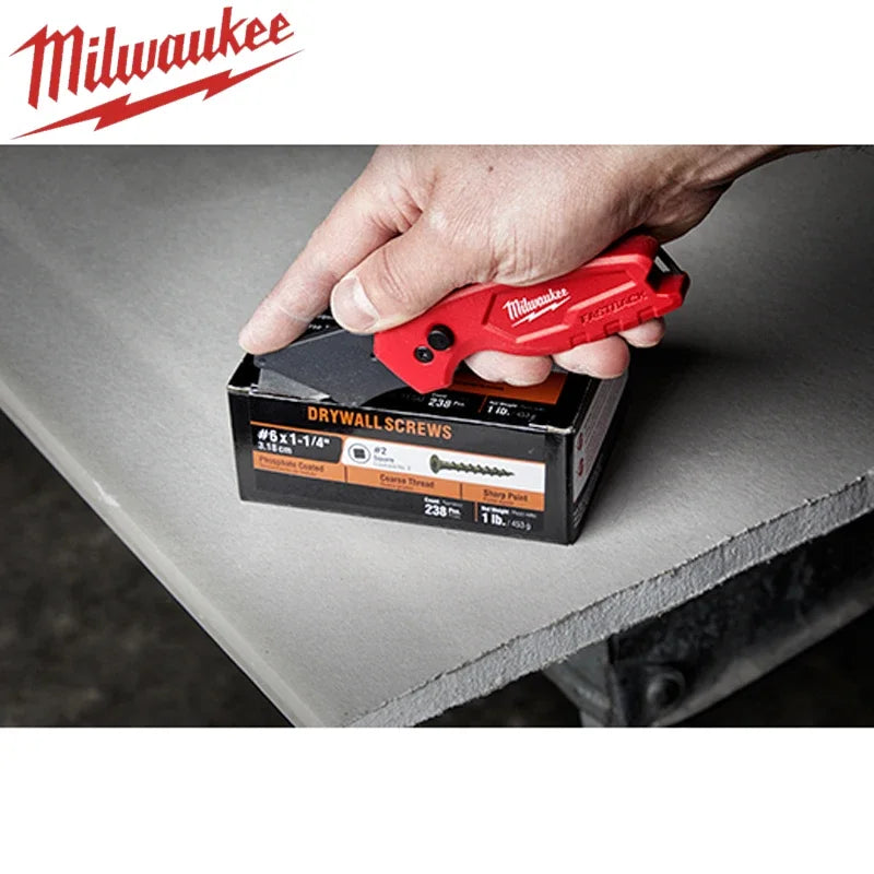 MILWAUKEE 48-22-1500 FASTBACK Compact Folding Utility Knife Multi-Purpose Knife Hand Tools