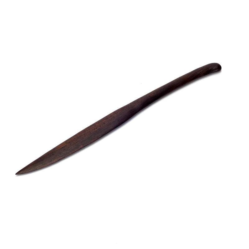 1PCS Retro Wooden Letter Opener Brown Wooden Portalble Utility Knife Cutter Envelope Opener Mail Knife School Office Supplies