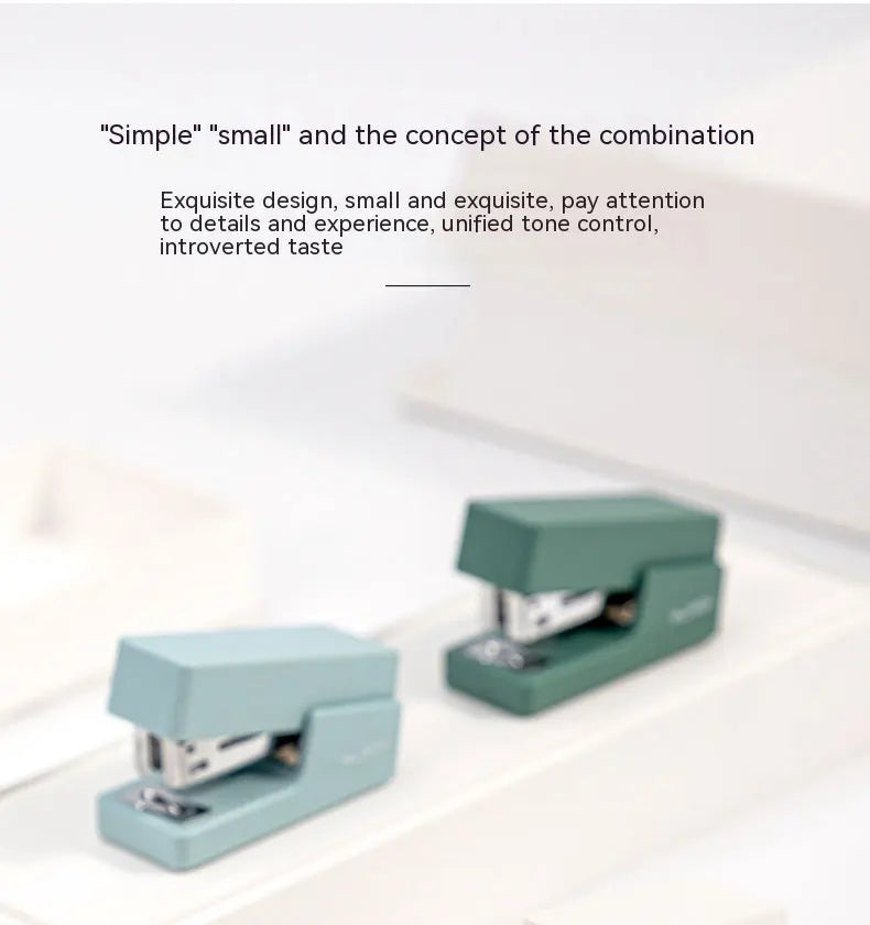 NUSIGN Portable Mini Stapler Set, Color Paper Binding Machine, Fashion Stationery, Office Supplies, 24/6, Staples