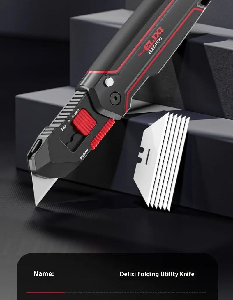 Xiaomi DELIXI Transforming Utility Knife Crafts Supplies Office Gadgets Multifunction Sharp Paper Cutting Stationery Supplies