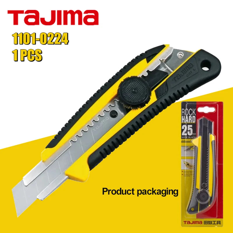 TAJIMA 1101-0224 H-Type Utility Knife 25mm Replaceable Blade Wallpaper Cutting Hand Tool LC-661