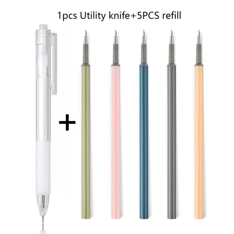 Paper Cut Knife Pen Refill Utility Knife Pen Decoupage Utility Knife Decoupage DIY Decoupage Tools DIY Craft Supplies JAF260