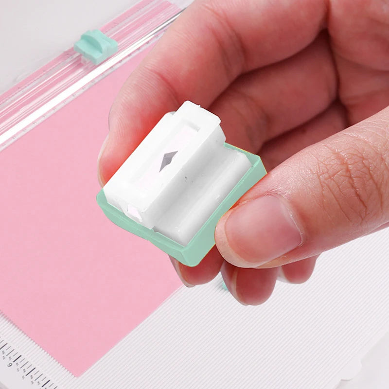 Triple Track A4 Paper Cutter Paper Trimmer Utility Knife Hidden Replacement Blades Photo A4 Paper Office Guillotine Card Trimmer