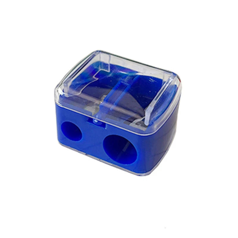 1 Pcs Eyeliner Sharpener, Dual Holes Eyeliner Sharpener, Compact Makeup Pencil Sharpeners, for Eyeliner Lip Liner Pencils