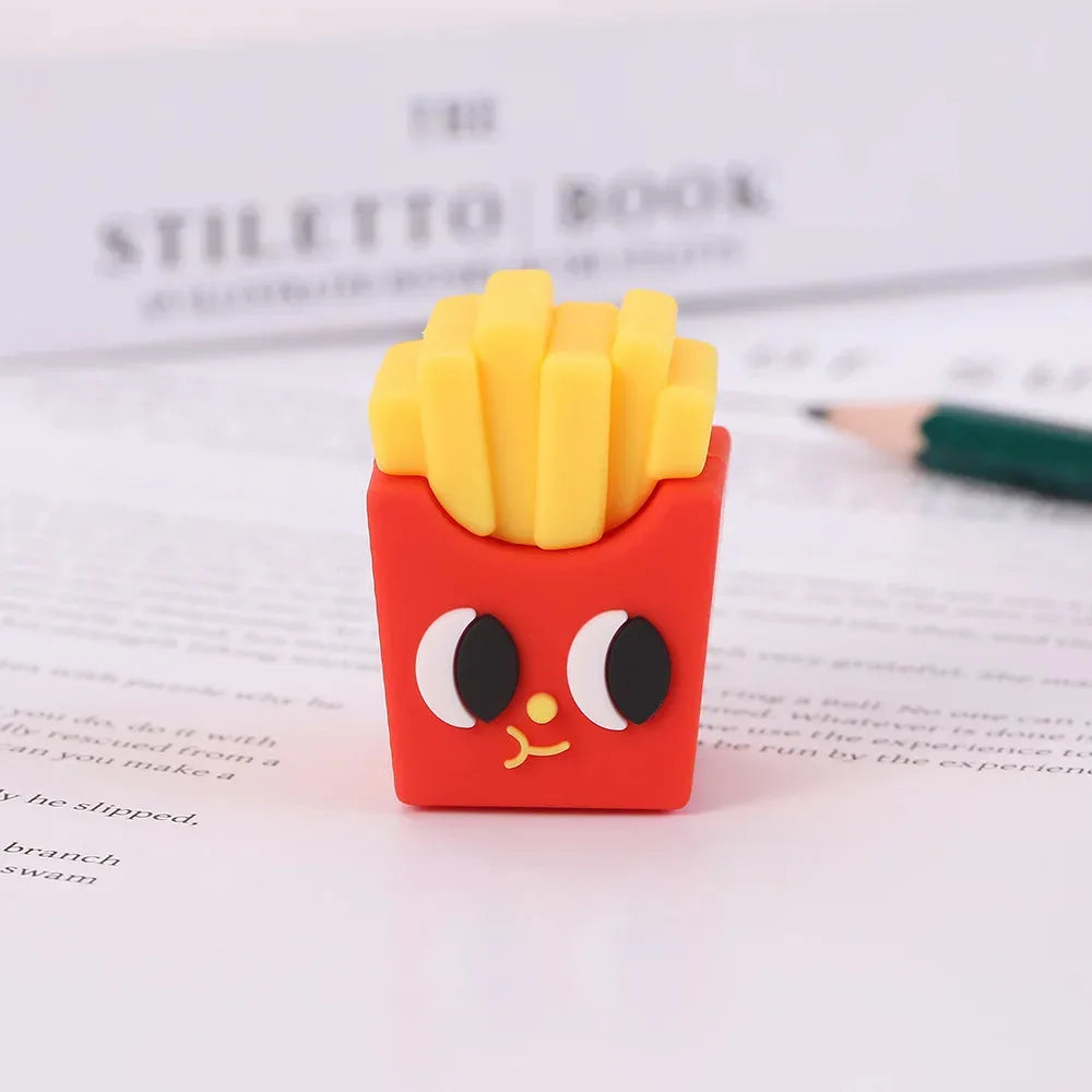 Creative Shape Pencil Sharpener Mini Funny Expression Pencil Cutting Machine School Gift Student Supplies Kawaii Stationery05230
