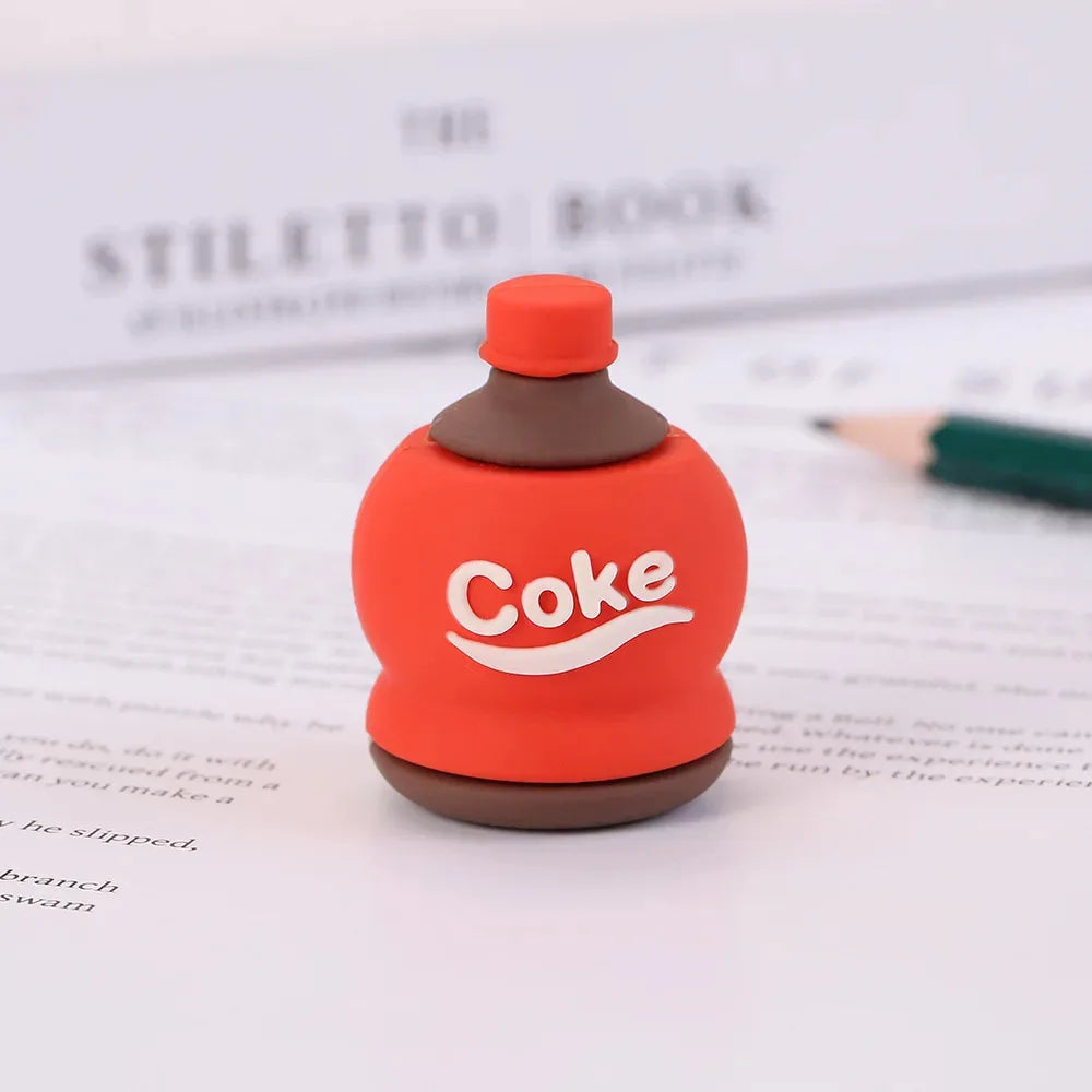 Creative Shape Pencil Sharpener Mini Funny Expression Pencil Cutting Machine School Gift Student Supplies Kawaii Stationery05230