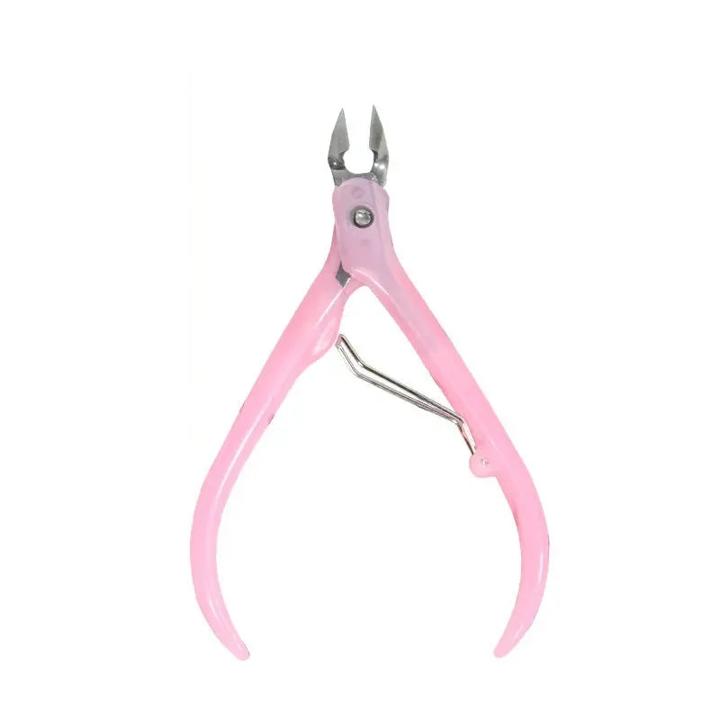 ABS Handle Toenail Ingrown Nail Art Cuticle Manicure Scissor Nipper Clipper Edge Cutter Plier Tool Pedicure Dead Skin Remover
