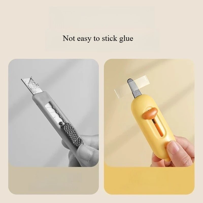 Strong Magnetic Anti-Slip Box Cutter｜Mini Portable Serrated Opener｜Sharp Utility Knife for Packages｜Safe & Effortless Cutting