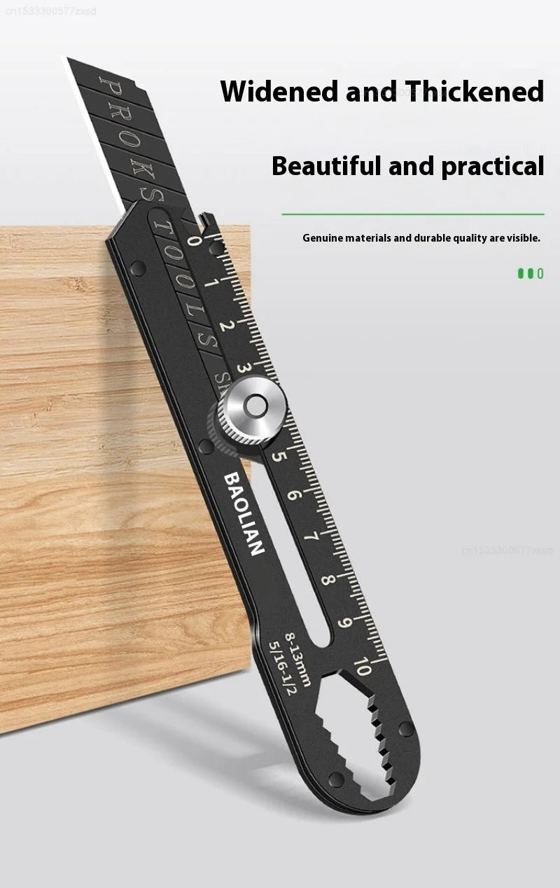 Xiaomi BAOLIAN Steel Utility Knife Multifunctional Knife Holder Paper Cutting Knife Wide Snap-Off Blades Opening Package Letter
