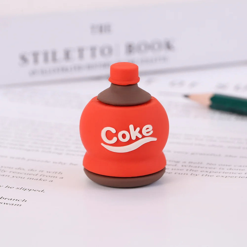 Creative Shape Pencil Sharpener Mini Funny Expression Pencil Cutting Machine School Gift Student Supplies Kawaii Stationery05230