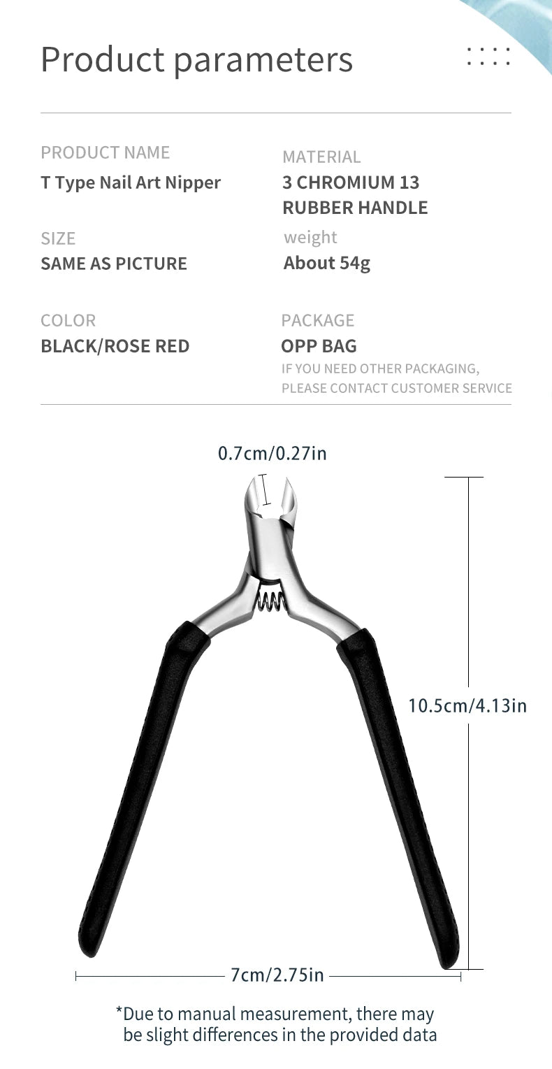 Manicure Cuticle Scissors Silicone Non-Slip Handle Cuticle Nippers Trim Nail Edges Barb Dead Skin Scissors Nail Art Tools