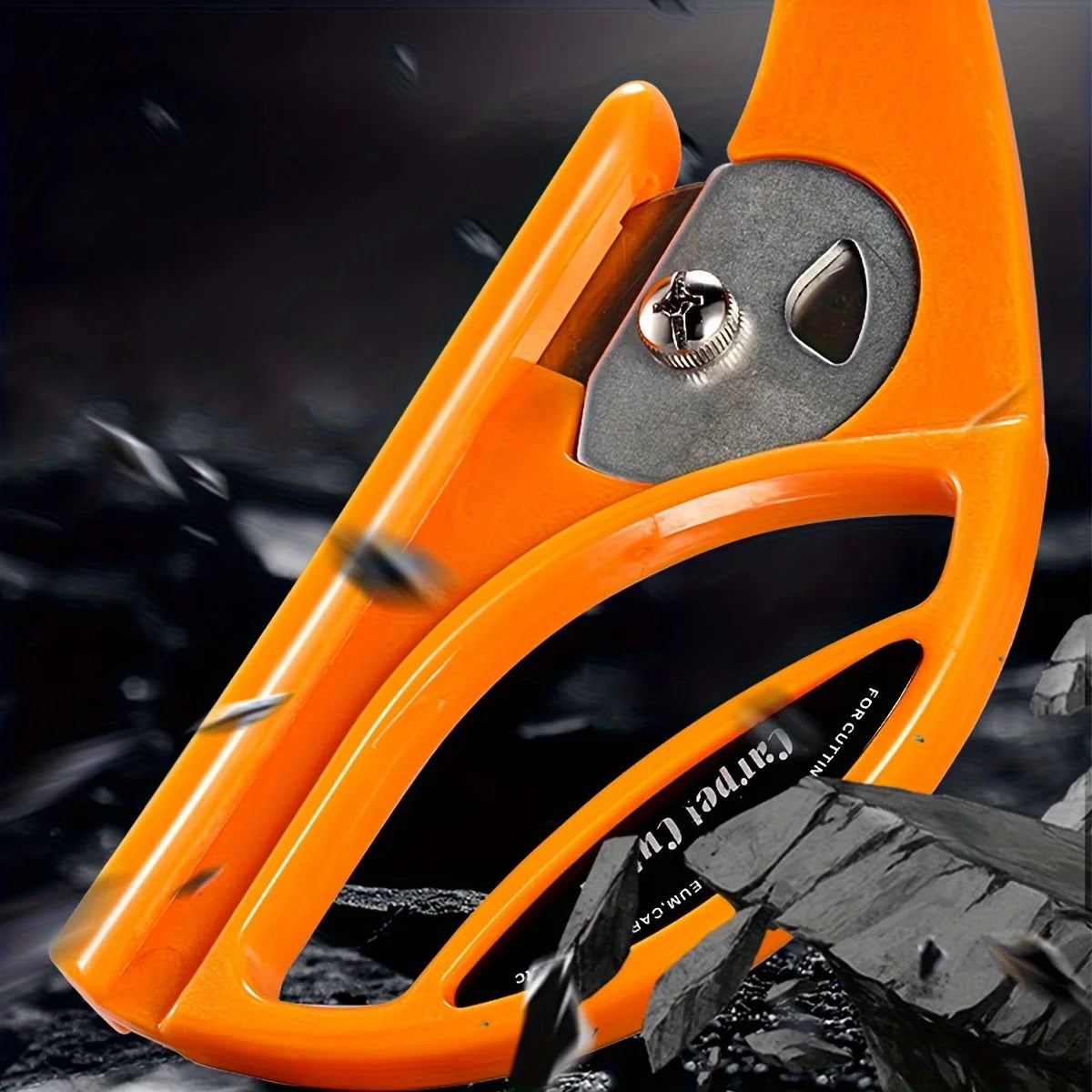 Rolling Material Cutting Knife - A Solid Large Handle Rotating Utility Knife suitable for Cutting Carpet Felt Paper