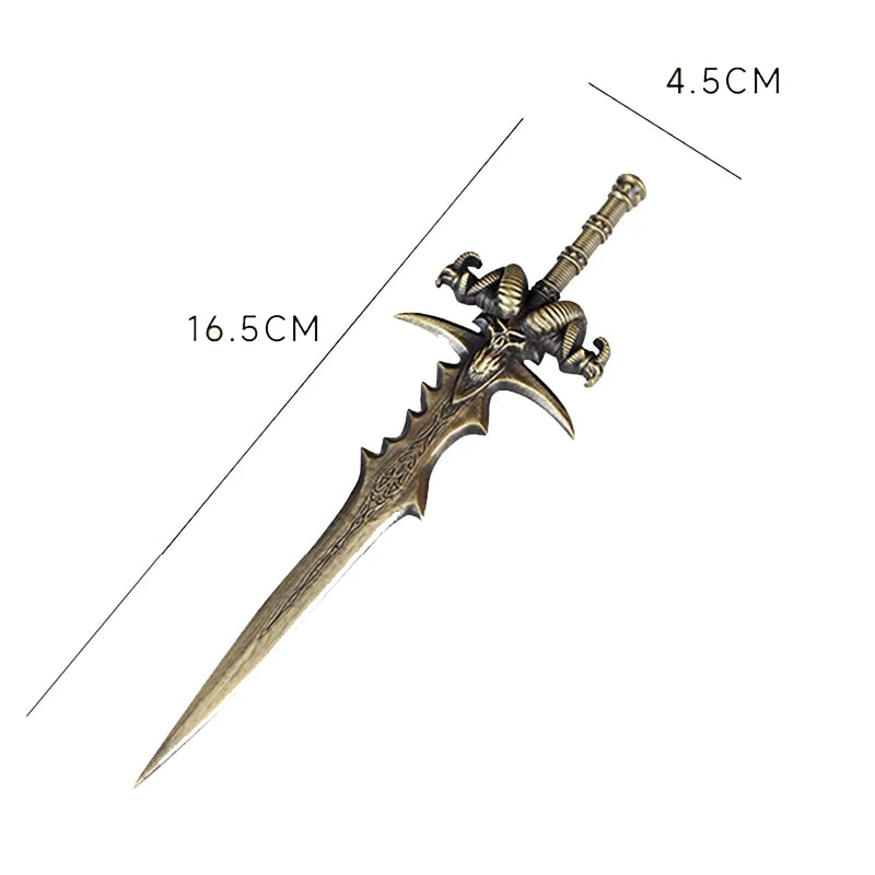 1PCS Goat Sword Zinc Alloy Letter Opener Mini Portalble Utility Knife Cutter Envelope Opener Mail Knife School Office Supplies