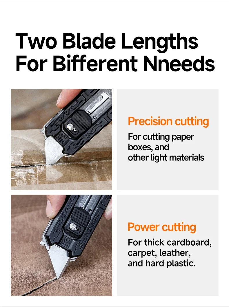 New NexTool Explorer E20 Utility Knife Box Cutter 8-in-1 Multi-tool Innovative Auto Reload Design Mini EDC Tools Built-in Blades