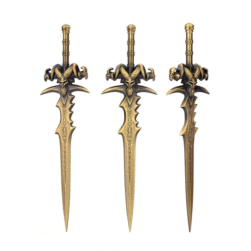 1PCS Goat Sword Zinc Alloy Letter Opener Mini Portalble Utility Knife Cutter Envelope Opener Mail Knife School Office Supplies