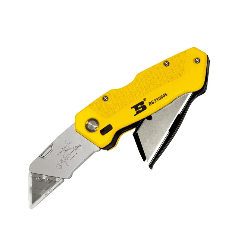 Folding Knife, Multi-functional Outdoor Camping Pocket Knife, SK5 Blade Everyday Carry Utility Knife (with a sharp blade)