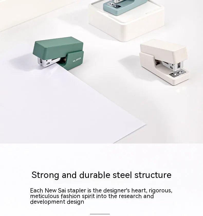 NUSIGN Portable Mini Stapler Set, Color Paper Binding Machine, Fashion Stationery, Office Supplies, 24/6, Staples