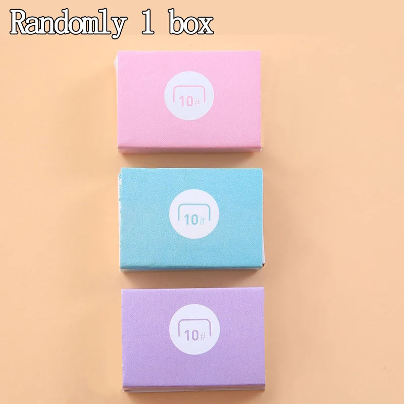 Cute Mini Stapler Portable Staple Students Paper Binder Stationery School Office Supplies kawaii Stapler Binding tools