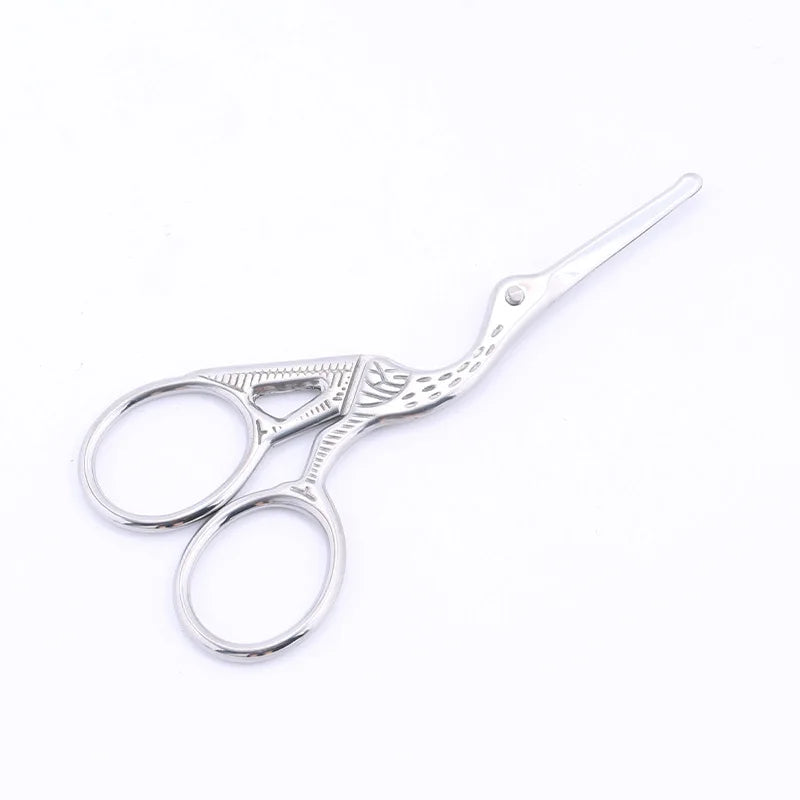 Makeup Scissors Facial Rounded Professional Stainless Steel Mustache Nose Hair Beard Eyebrows Eyelashes Trimming Clippers