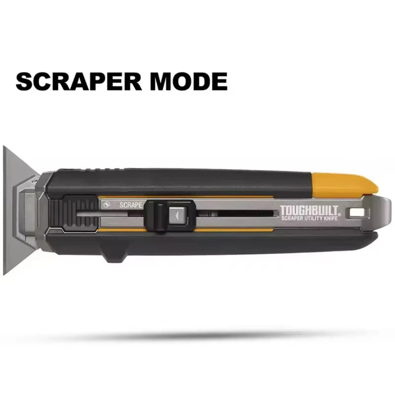 TOUGHBUILT TB-H4S5-01 Scraper Utility Knife With 5 Blades Multi-Purpose Knifes Hand Tools