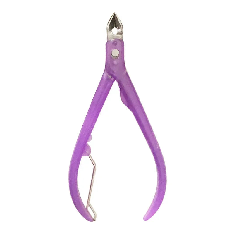 ABS Handle Toenail Ingrown Nail Art Cuticle Manicure Scissor Nipper Clipper Edge Cutter Plier Tool Pedicure Dead Skin Remover