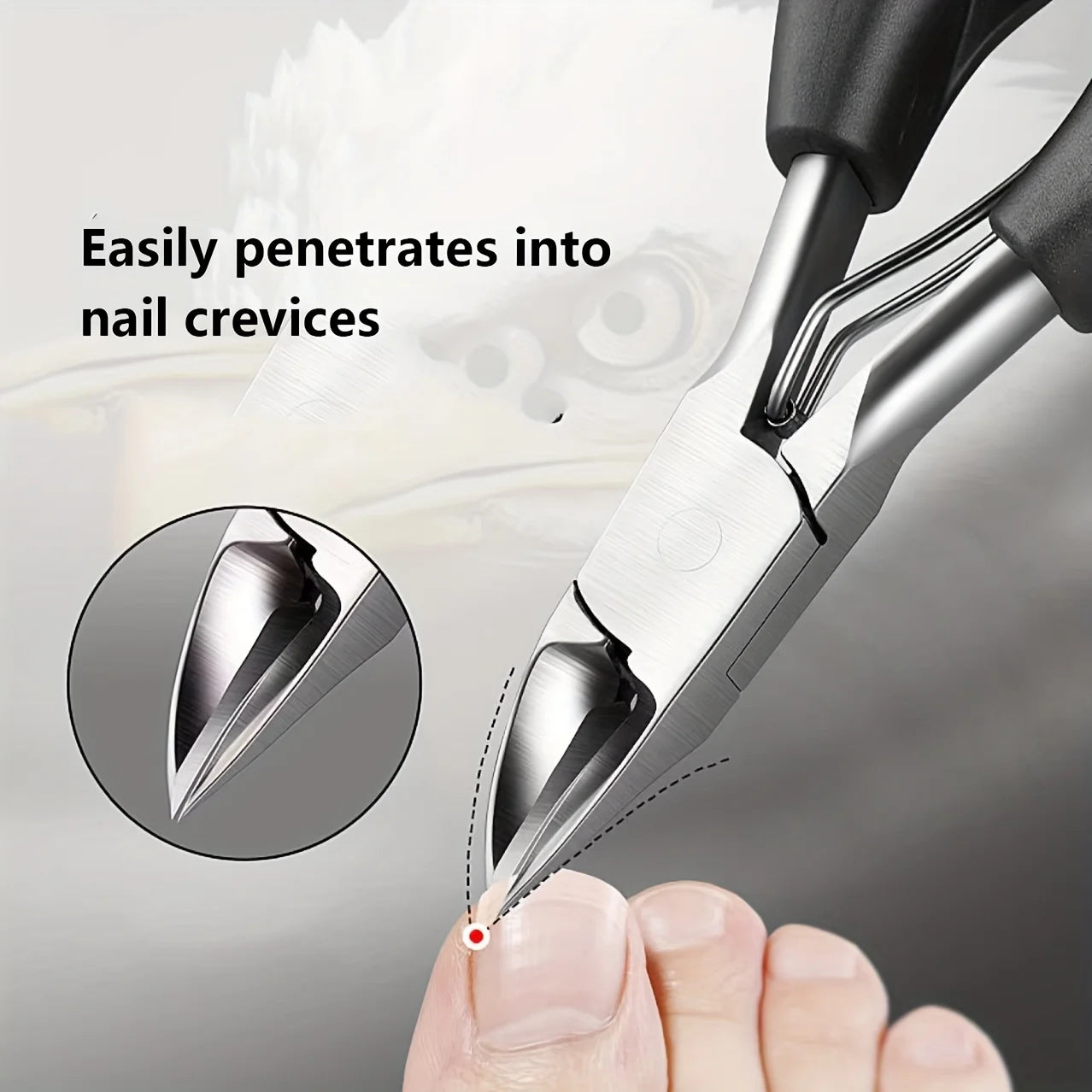 Professional Nail Clippers, Correction Thick Nails Ingrown Paronychia Trimmer, Edge Cutter, Manicure Scissor Pedicure Tool