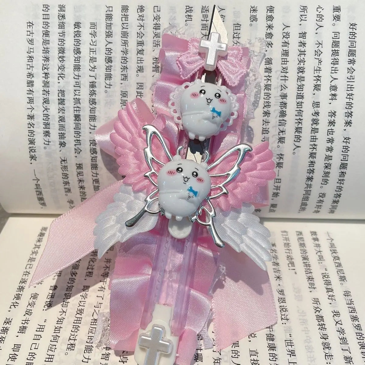 MINISO Chiikawa Nanka Chiisakute Kawaii Yatsu Kawaii Anime Cartoon Cute High-value Utility Knife Shooting Props Holiday Gifts