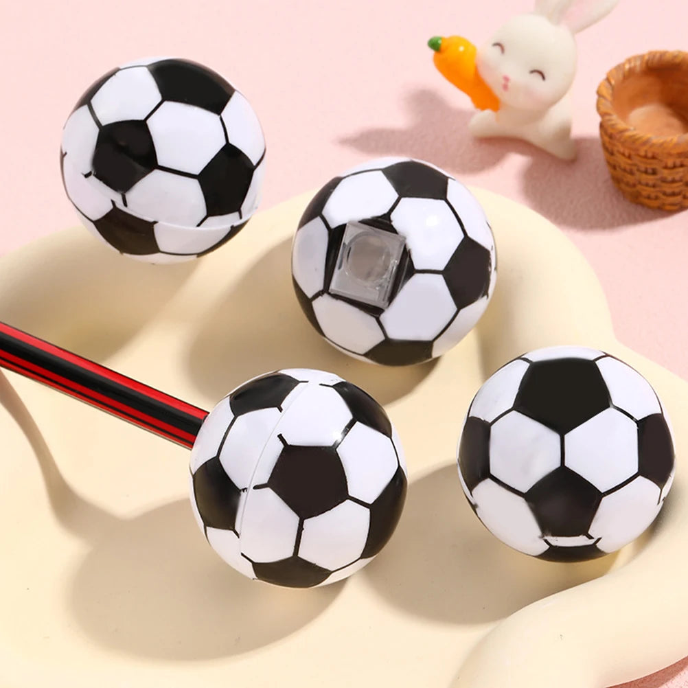 20pcs Portable Manual Pencil Sharpener Hand Sharpeners For Students Football Shaped Pencil Sharpener Sharpeners Office Supply